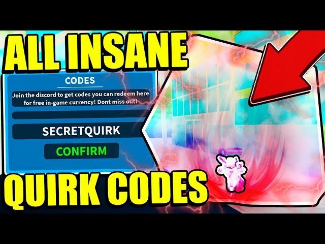 ALL BOKU NO ROBLOX REMASTERED CODES! *FREE* SECRET QUIRKS!