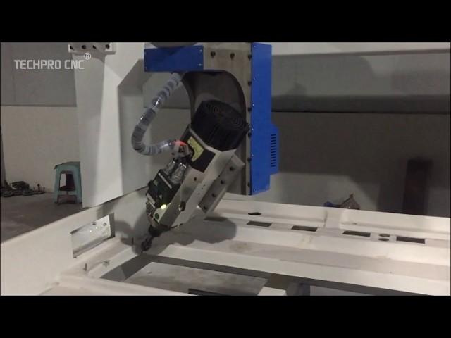 TECHPRO CNC 5 Axis CNC Router for 3D working