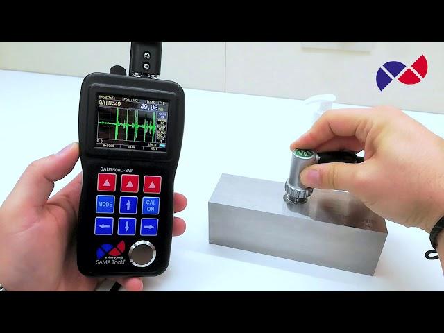 Misuratore di spessori ultrasuoni – Graphic ultrasonic thickness gauge SAMA Tools - SAUT500D-SW