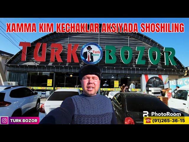 XORAZMDA YAGONA TURK BOZORDA KATTA AKSIYA SHOSHILING HALI BUNAQASI BO'LMAGAN