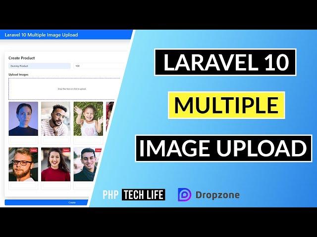 Laravel 10 Multiple Image Upload | Complete Project With Source Code | PHP Tech Life Hindi