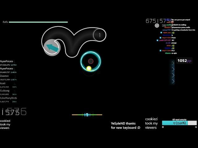 NyanPotato gets 1000 pp