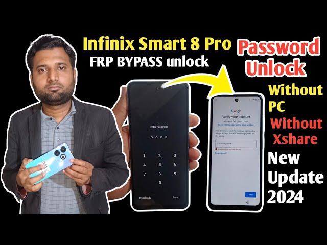 Infinix smart 8 pro password unlock | Infinix smart 8 pro frp bypass | Infinix ( X6525b ) Hard Reset