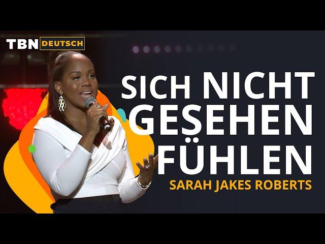 Du bist gesehen von Gott, er will dir deine Schmerzen abnehmen | Sarah Jakes Roberts | TBN Deutsch