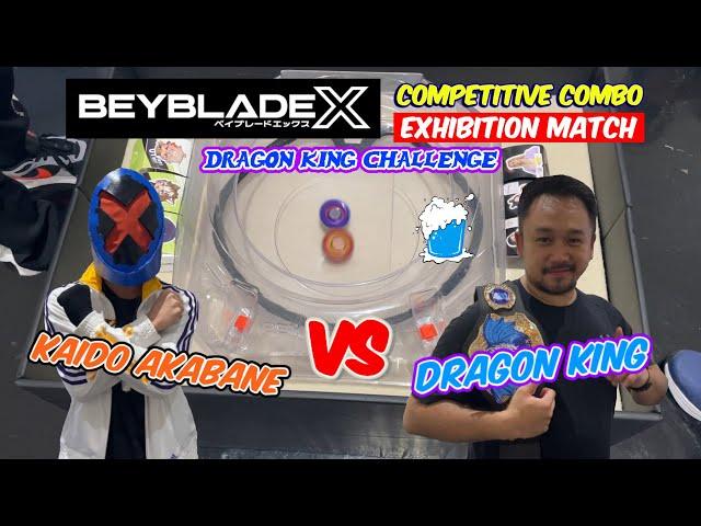 The Dragon King VS Kaido Akabane | Beyblade X Competitive Exhibition Matchベイブレードエックス