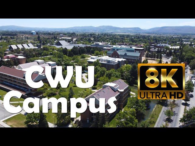 Central Washington University | CWU | 8K Campus Drone Tour