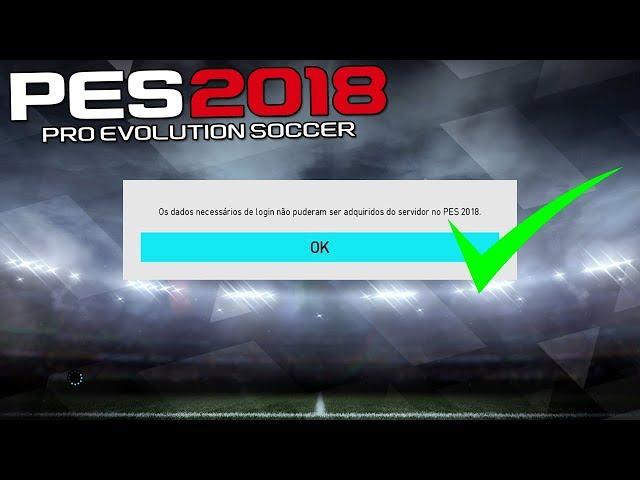 COMO ARRUMAR ERRO DOS DADOS DE LOGIN DO PES 2018 NO XBOX ONE!