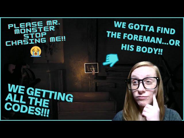 WE GOTTA FIND THE FOREMAN....STOP CHASING ME MR.MONSTER??!!! // Let's Play AMNESIA: THE BUNKER #4!!!