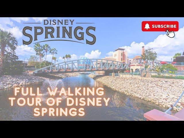 Full Walking Tour of Disney Springs at Walt Disney World!