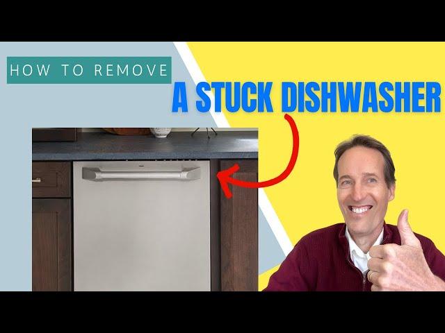  DISHWASHER STUCK IN CABINET - Easy Fix 