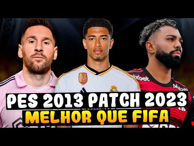 PES 2013 PATCH 2023 / 2024  Para PC FRACO ( 100% atualizado )