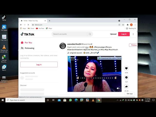 How to download TikTok on Laptop Pc (Very Easy)  without emulator