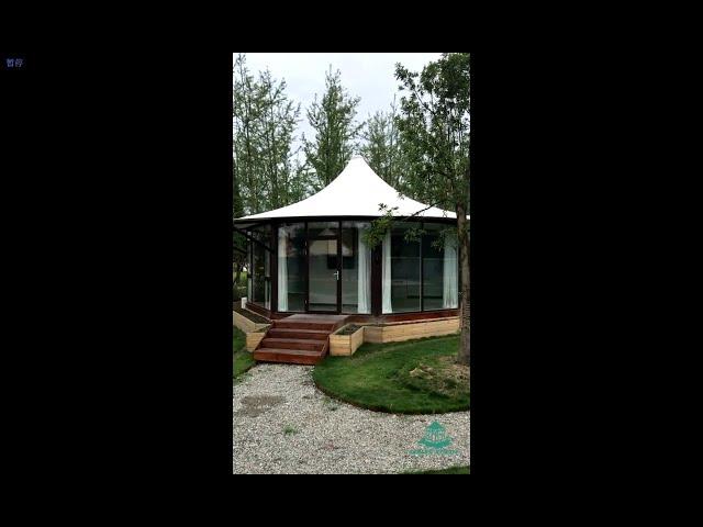 Lodge Tent with Bathroom Area | 44 Sqm Glamping Lodge Tent | TENTSXPERT