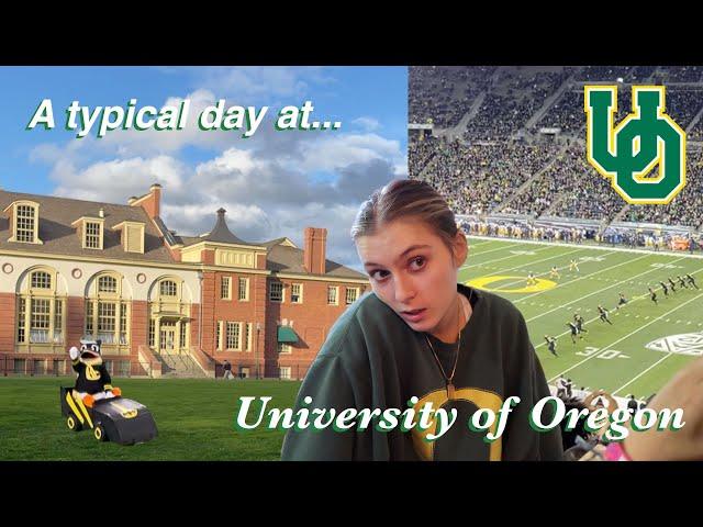 VLOG! Follow me around CAMPUS for a day! | THE UNIVERSITY OF OREGON