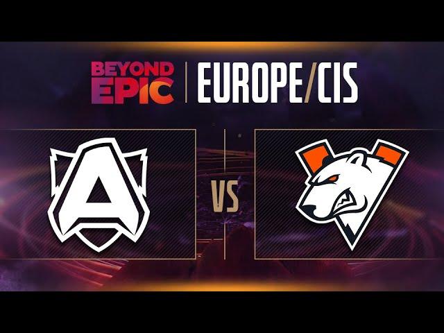 Alliance vs Virtus.pro Game 1 - Beyond Epic: EU/CIS - Group Stage w/ KillerPigeon & lizZard