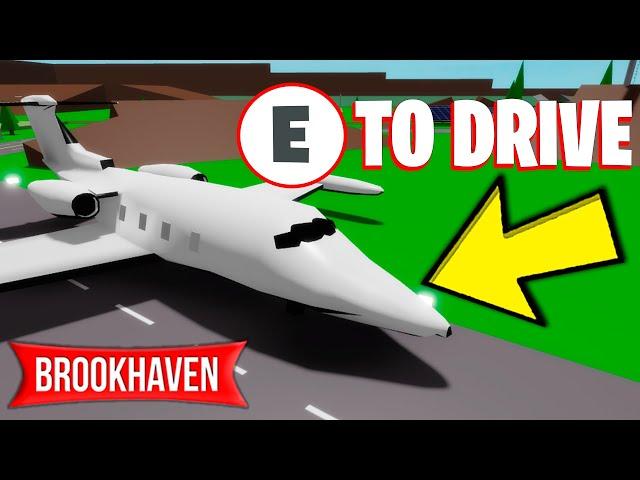 How To Fly The Plane In Roblox Brookhaven RP