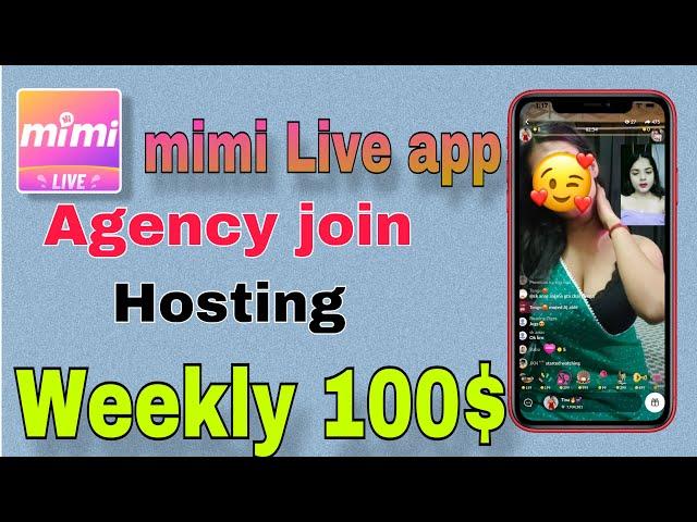 Mimi app se paise kaise kamaye | Mini live and random video chat app | weekly payment .