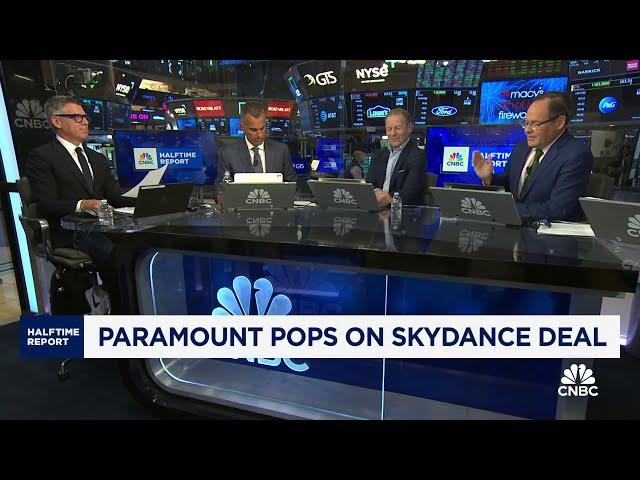 Paramount pops on reports of a merger deal with Skydance