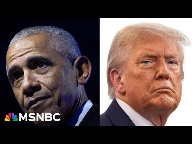 Obama warns the U.S. is 'dangerously close' to slipping into an autocracy