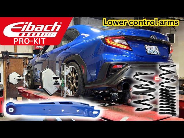 Lowering my VB WRX with Eibach PRO-KIT + SuperPro WRX - RCA  - JDM RHD 2022 WRX