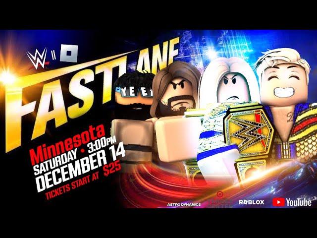 WWE ll Roblox: Premium Live Event Fastlane - (December 14th, 2024)