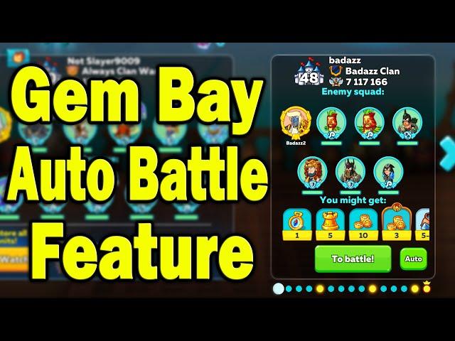 Hustle Castle Gem Bay Auto Battles - Should you be using this feature?