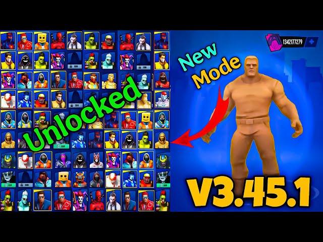 spider fighter 3 Latest New Mode Apk || New version 3.45.1 (unlimited money)