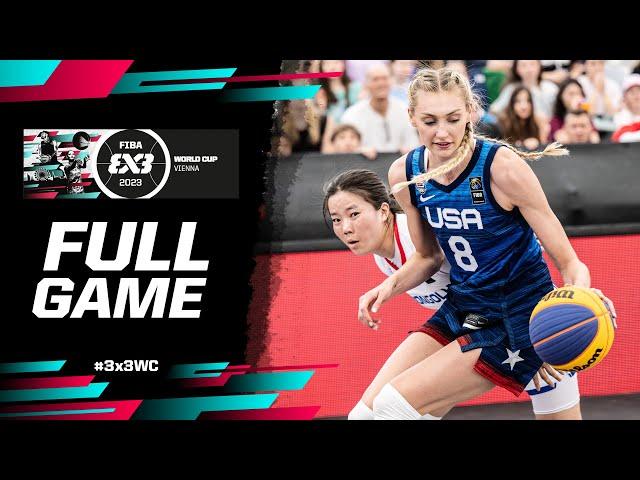 Mongolia  vs USA  | Women | Full Game | FIBA 3x3 World Cup 2023 | 3x3 Basketball