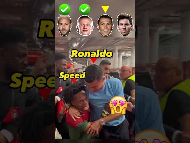 Neymar VS Ronaldo VS Messi VS Haaland | Meeting With Fans 