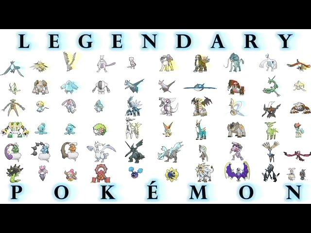 All Legendary Pokémon (Animated Sprites)