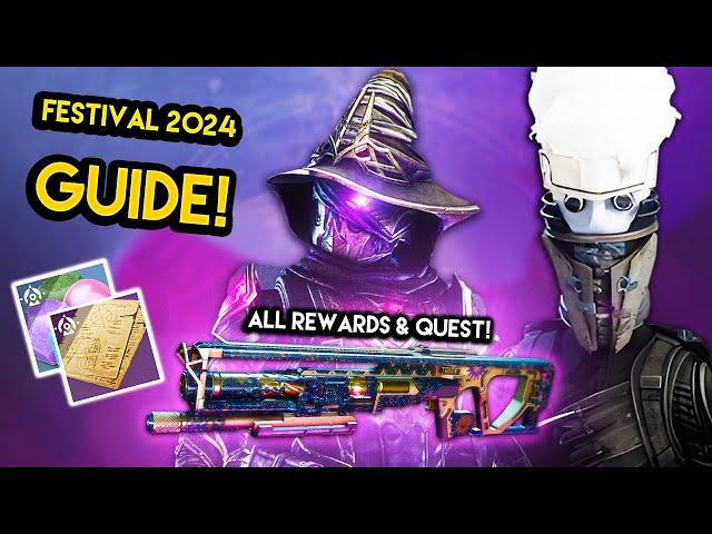 Destiny 2 - FESTIVAL OF THE LOST 2024 GUIDE! All Rewards, Masks and More!