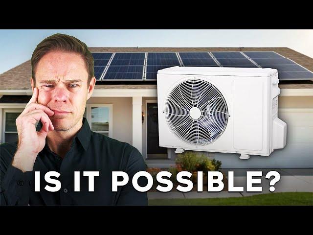 How many solar panels do you need to run Air Conditioning?