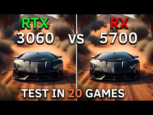 RX 5700 vs RTX 3060 | Test In 20 Games at 1080p | 2023