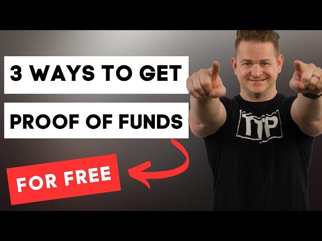 How To Get A Proof of Funds Letter For Wholesaling (3 Free Ways)