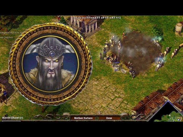 AGE of MYTHOLOGY || LOKI RUSH || 1v1 AI TITAN DIFFICULTY