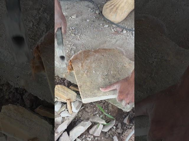 stone for installation wall #shorts #skills #shortsfeed #installation