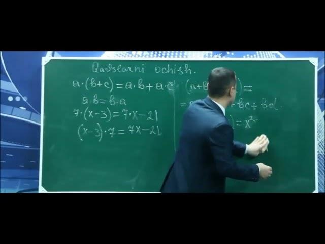 5 dars. Masalalar yechish. Alisher tag'oyev.
