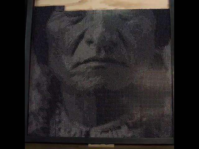 Oklahoma artist uses dice to create unique art of Native American icon