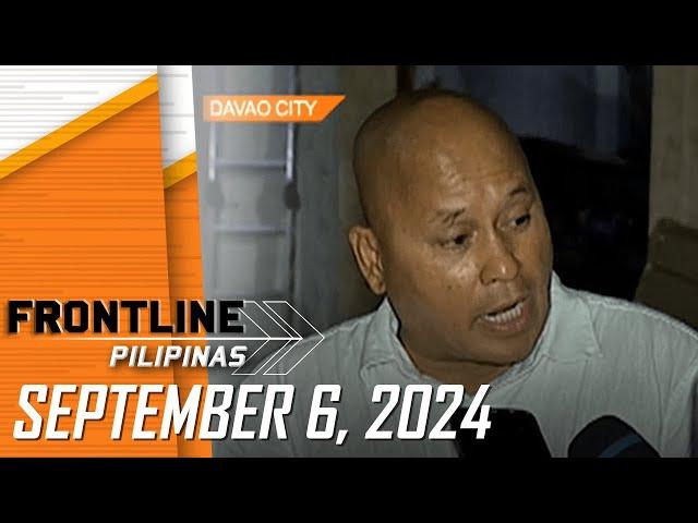 FRONTLINE PILIPINAS LIVESTREAM | September 6, 2024