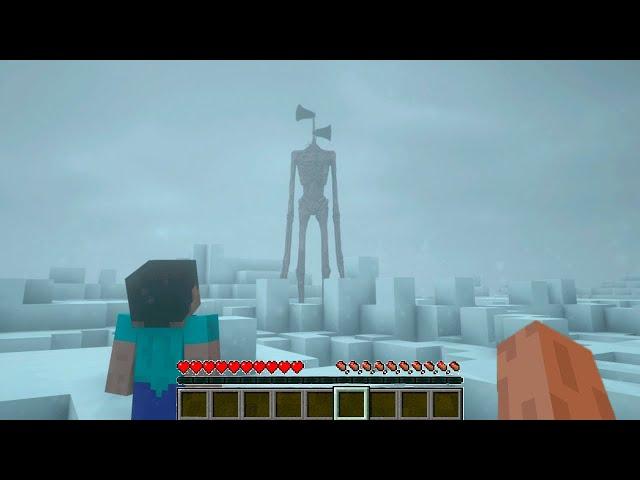 SIREN HEAD SCARES US IN MINECRAFT