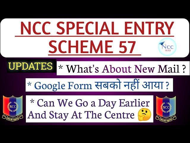 Ncc Special Entry 57 Update | Can We Stay At SSB Interview Center A Day Prior ? #nccentry #nccway