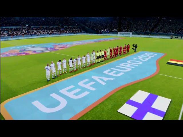 UEFA Euro 2020 - Finland vs. Belgium PES 2020 Gameplay PS4