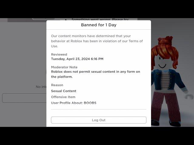 Roblox ban speedrun - Former WR (18.83S)