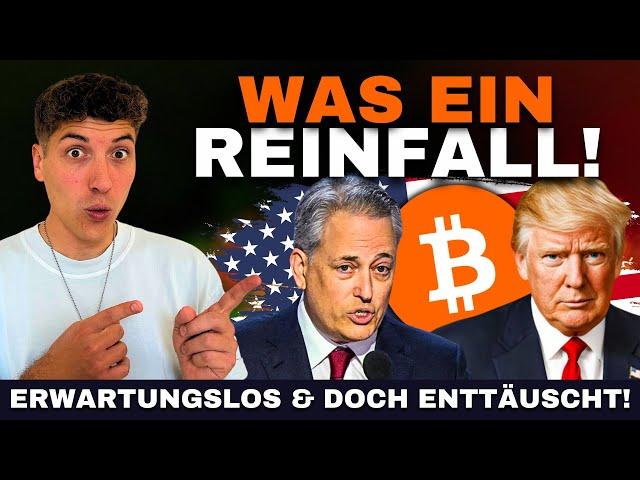 White House Crypto Summit = MEGA-FLOP!? Das ist JETZT mein Bitcoin Trading Plan! 