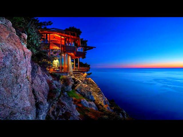 California Oceanfront Homes For Sale | Big Sur California Magical House | Oceanfront Mountain Home