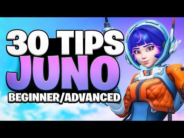 30 Tips to RANK UP as Juno (Beginner/Advanced) | Overwatch 2