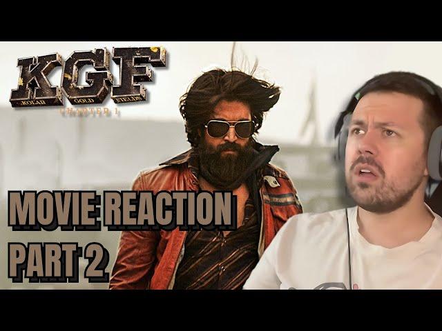 KGF Chapter 1 (2018) PART 2/3 | FIRST TIME REACTION!!