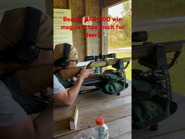 Browning BAR, 300 win mag. Shes spicy. #gungear #reels #shorts #youtube #hunting #fyp