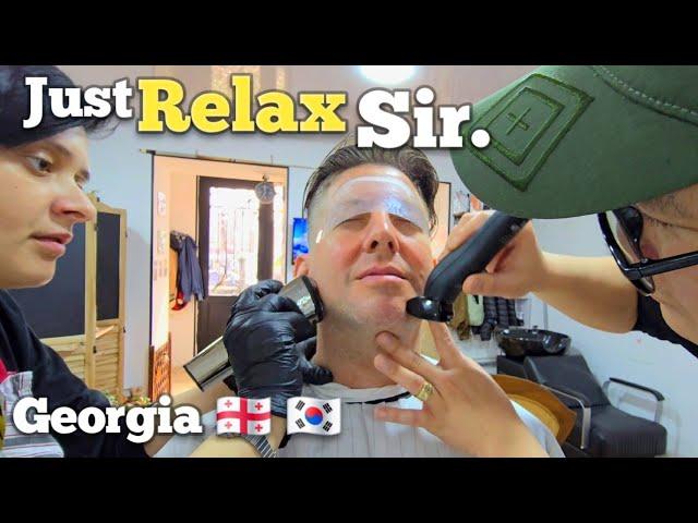 This HAIRCUT VIDEO WILL RELAX YOU & Make you FEEL GOOD (Love Story Barbershop) Kutaisi, Georgia 