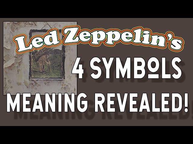 Led Zeppelin's 4 Symbols Meaning Revealed! #zoso #ledzeppelin